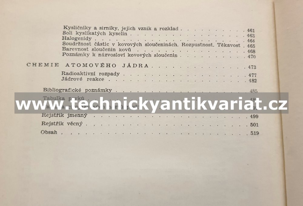Anorganická chemie - Wichterle, Petrů (1953)