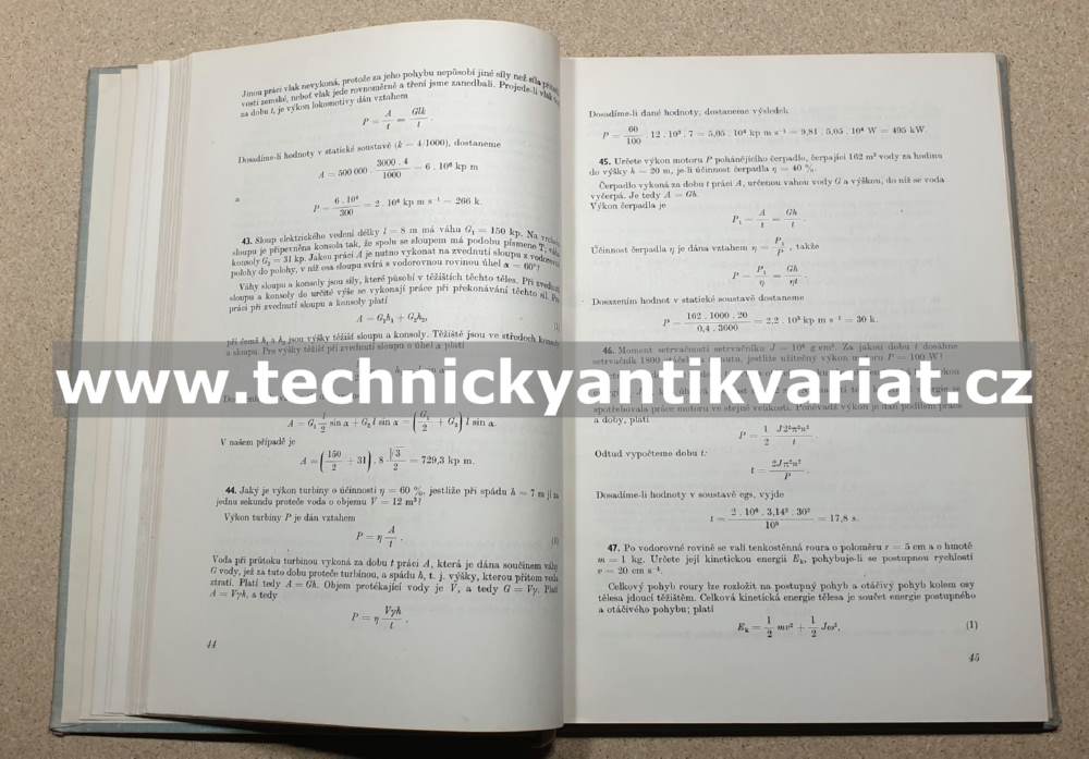Řešené příklady z fysiky - Fojtík, Holeček, Joklová (1959)