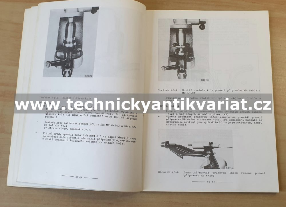 Škoda Favorit Forman, Pick-up - podvozek - dílenská příručka (1992)