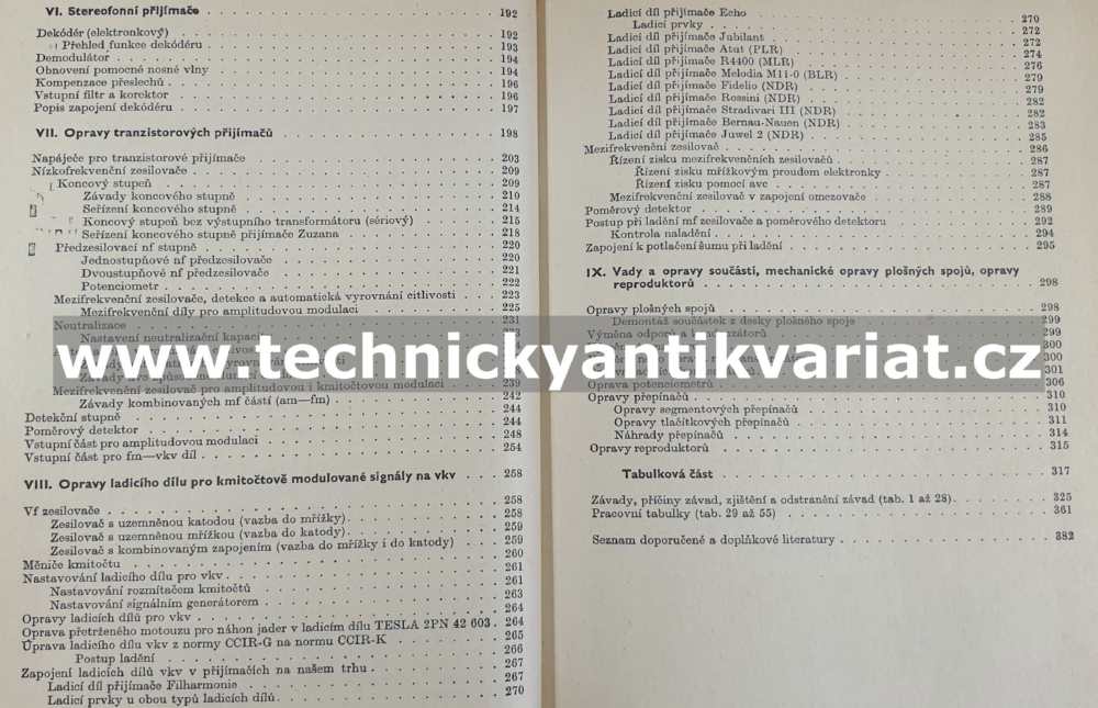 Opravy rozhlasových přijímačů - Černý, Čuchna, Michálek (1970)