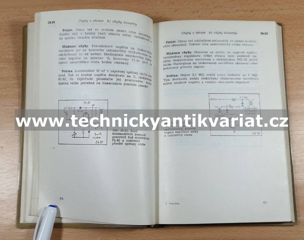 Servisní příručka pre opravárov televizních prijimačov - E. Nieder (1971)