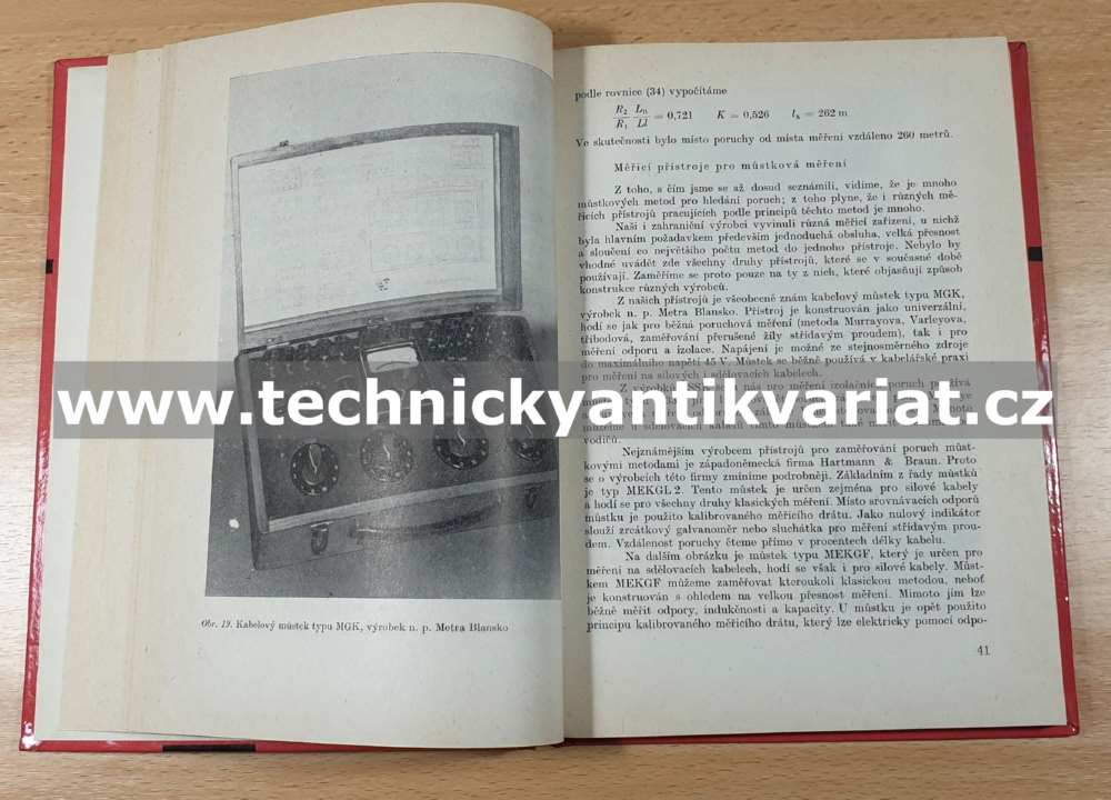 Hledání poruch silových kabelů - M. Schneiderka (1971)