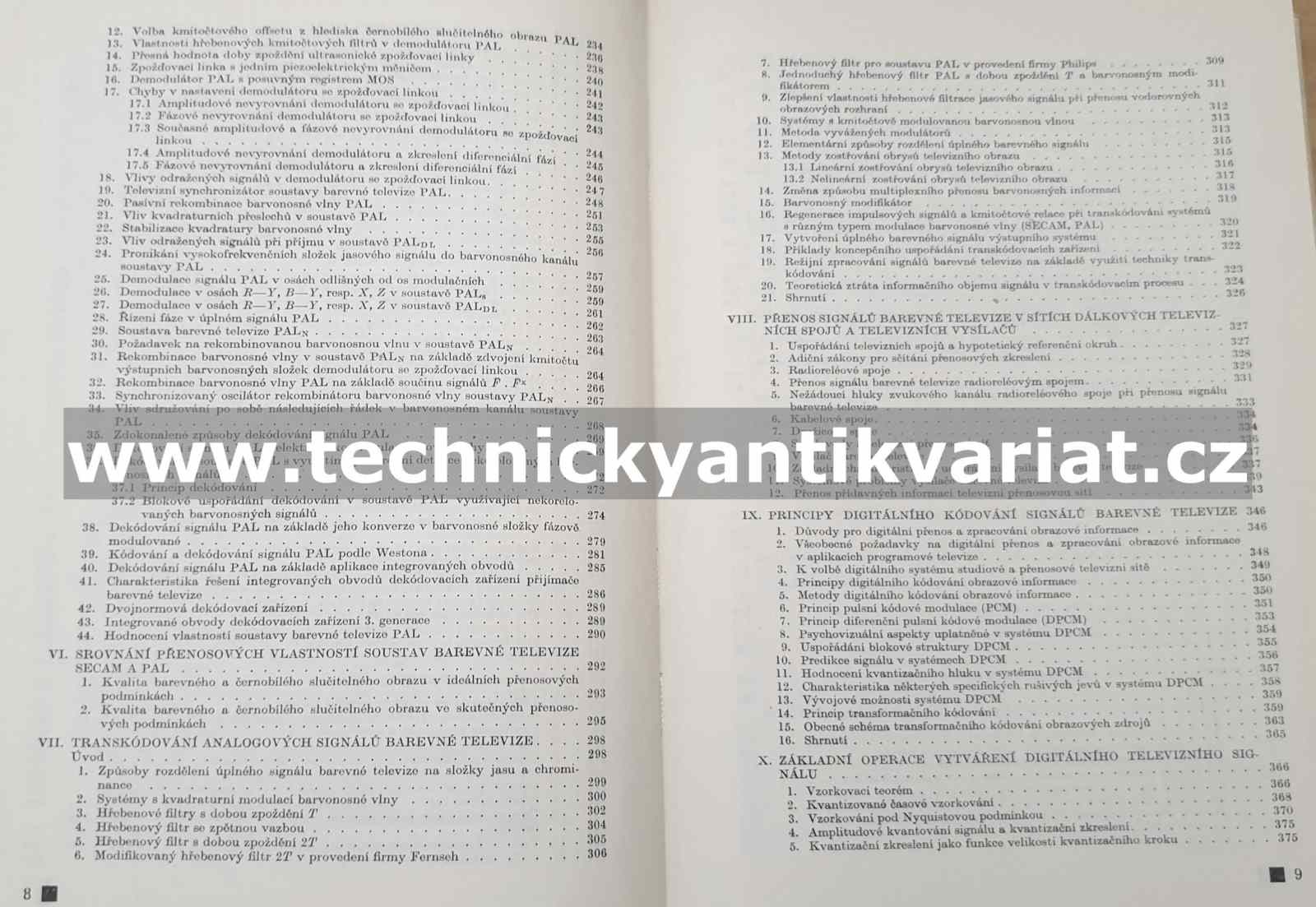Přenosové soustavy barevné a digitální televize - Milan Ptáček (1981)