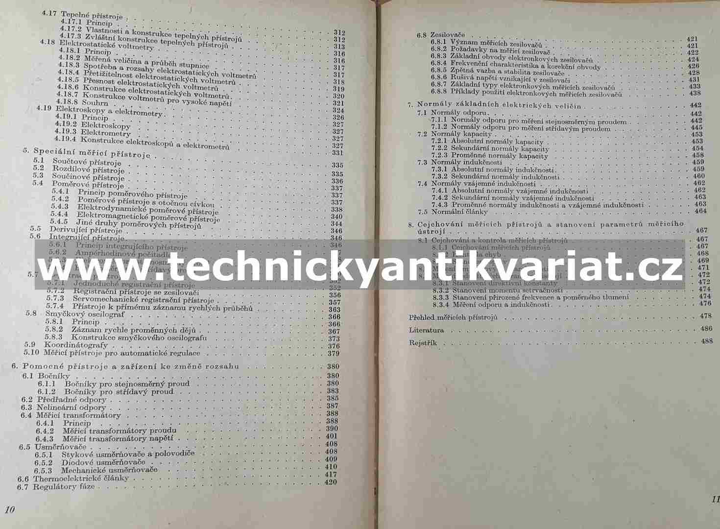 Elektrické měřící přístroje - Trnka, Dufek (1958)