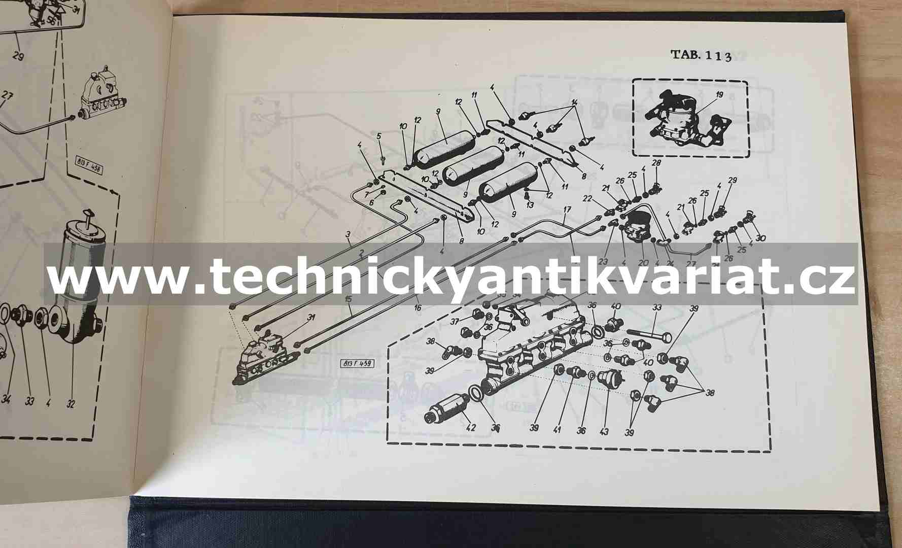 Tatra 813 - seznam náhradních součástí (1969)