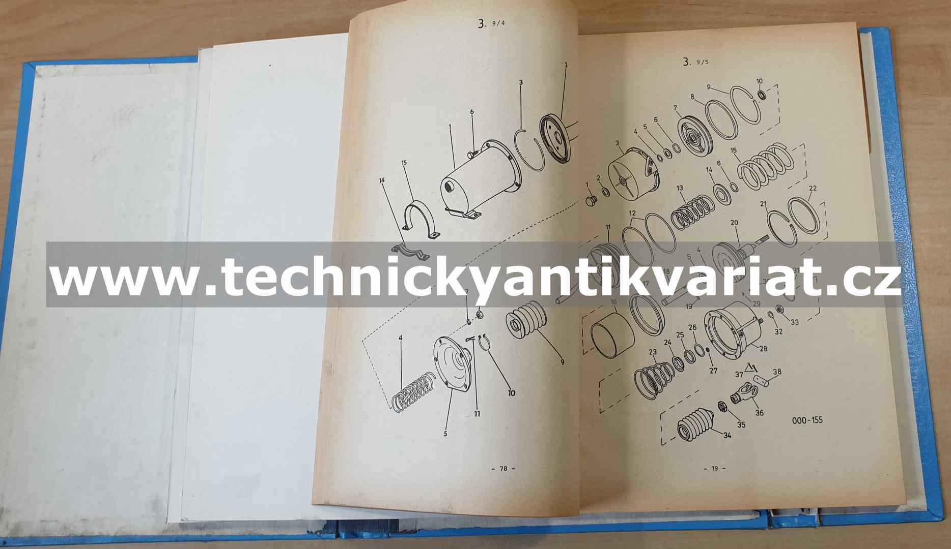 Liaz MTS 24 - katalog náhradních dílů (1990)