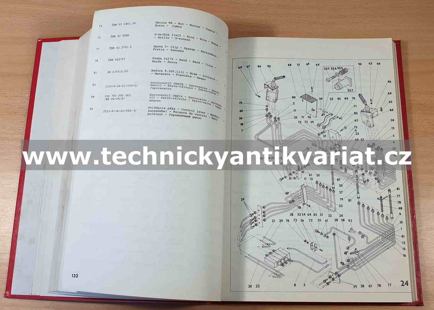 UNC 060 - Katalog součástí a náhradních dielov (1990)
