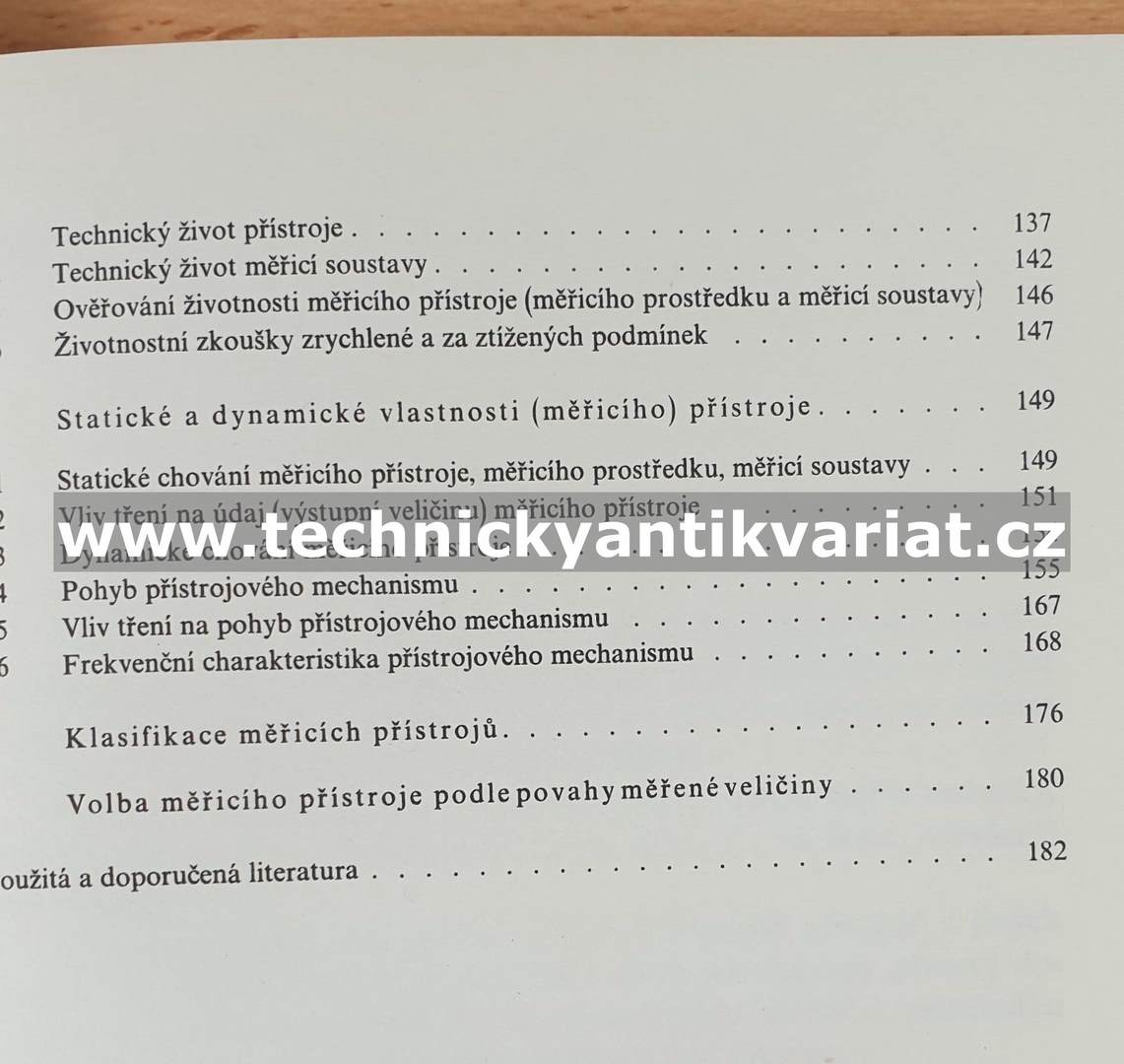 Základní vlastnosti měřících přístrojů - F. Zelený (1976)