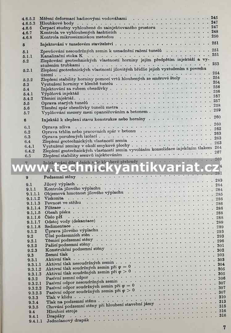 Injektování hornin a výstavba podzemních stěn - Jaroslav Verfel (1983)