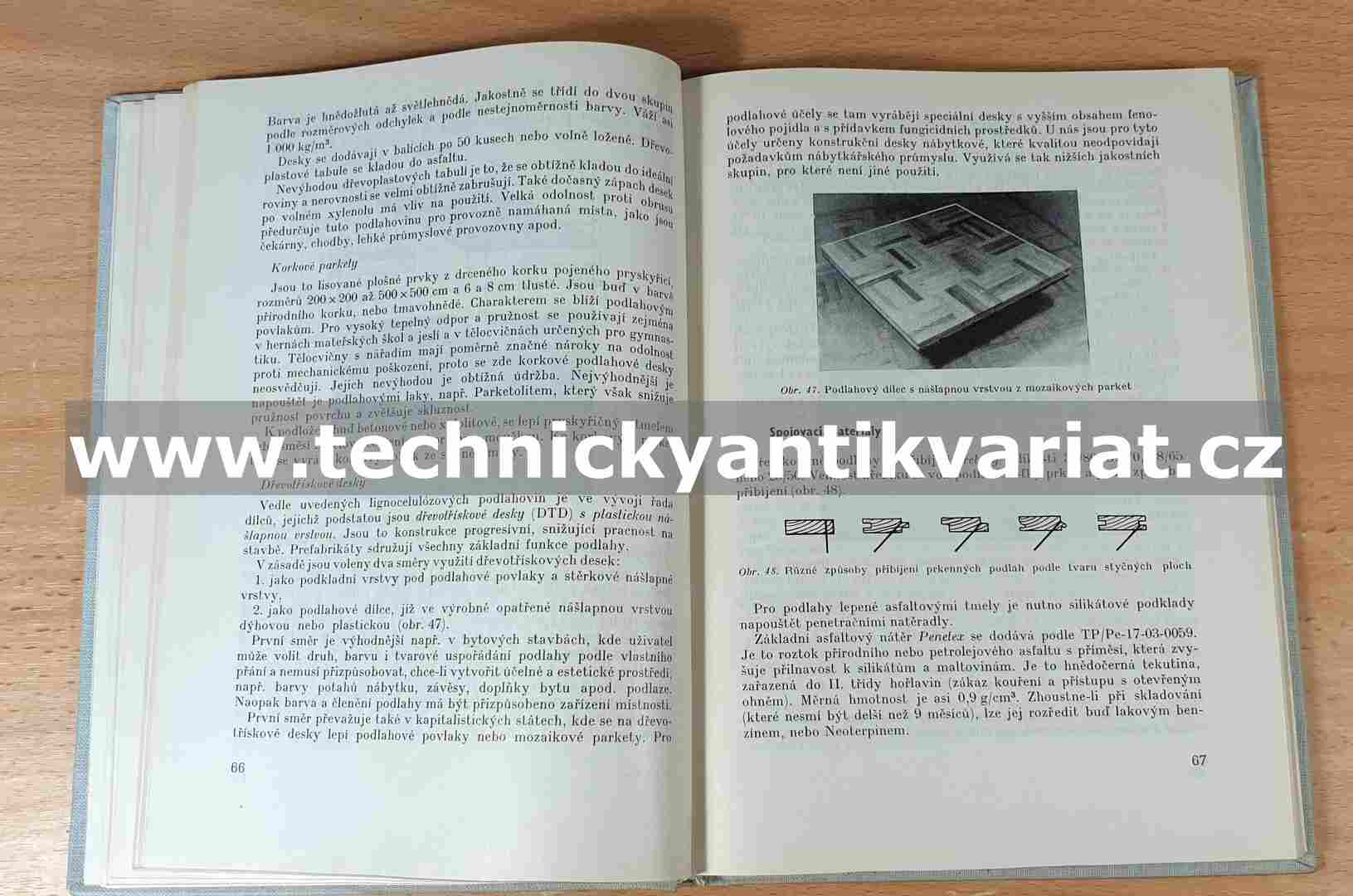 Podlahy pro bytové, občanské, průmyslové a zemědělské stavby - Bedřich Rybář (1968)