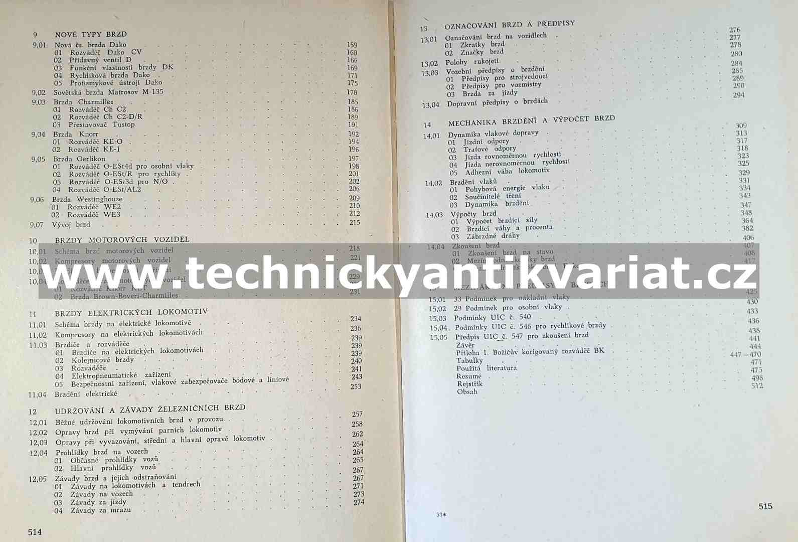 Brzdy železničních vozidel - Karel Hodík (1962)