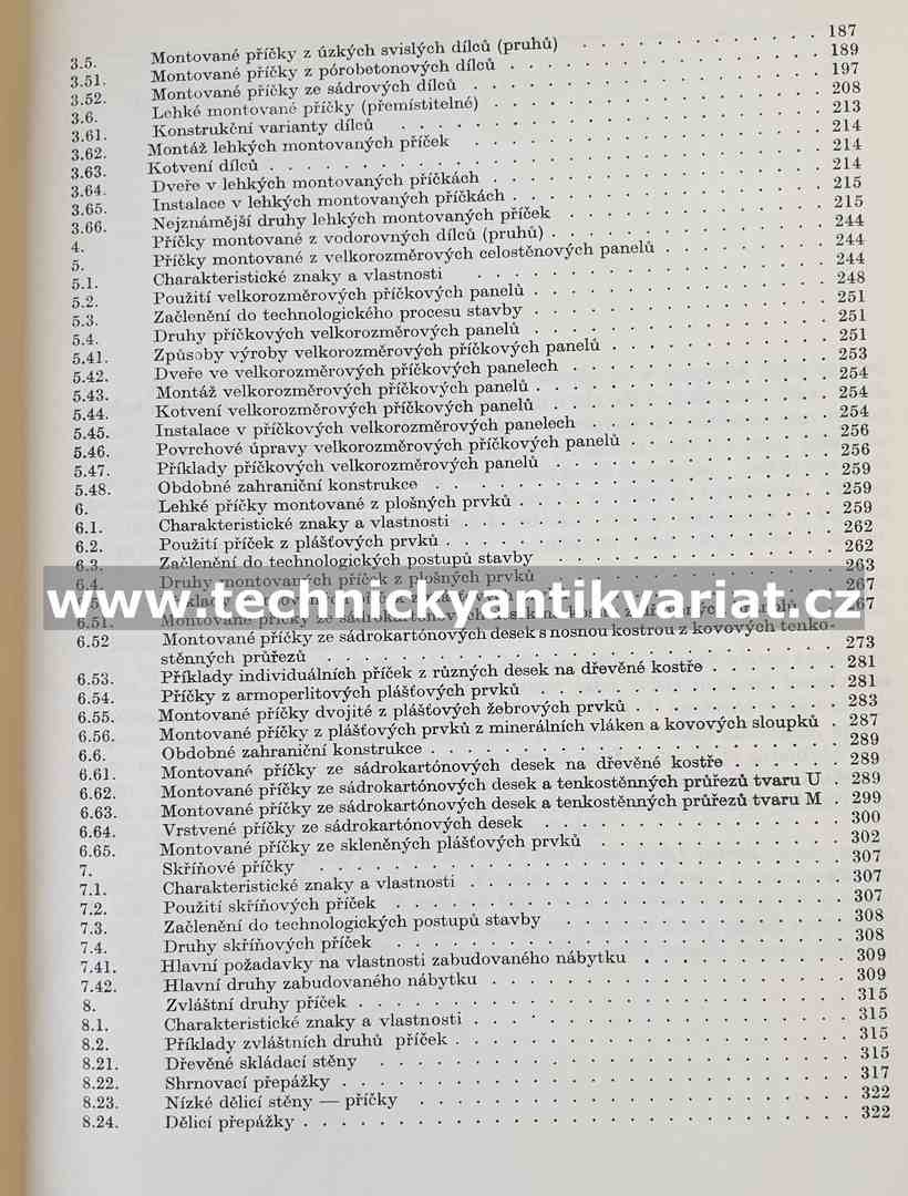 Příčky v pozemních stavbách - Jaroslav Mareš (1971)