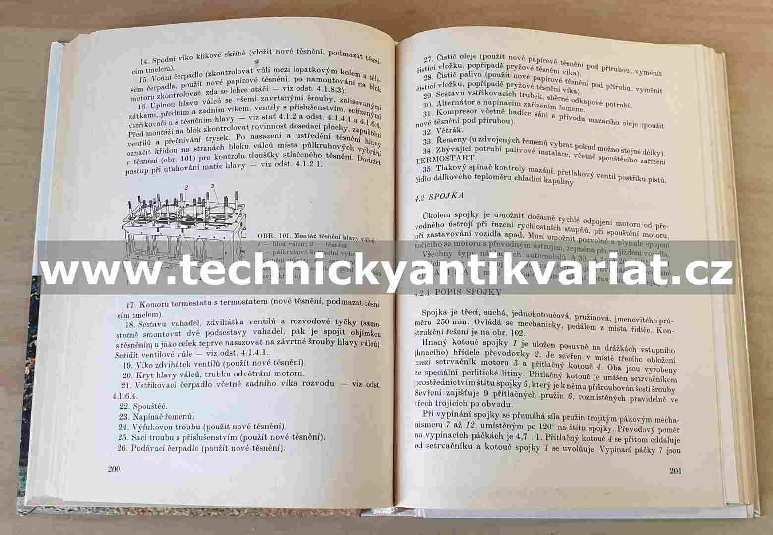 Avia A30, A15, A20, A31, A21 - údržba, obsluha a opravy - Trpkoš (1985)