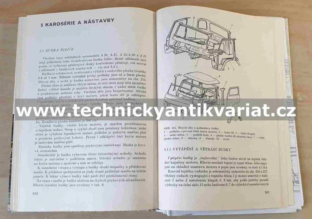 Avia A30, A15, A20, A31, A21 - údržba, obsluha a opravy - Trpkoš (1985)