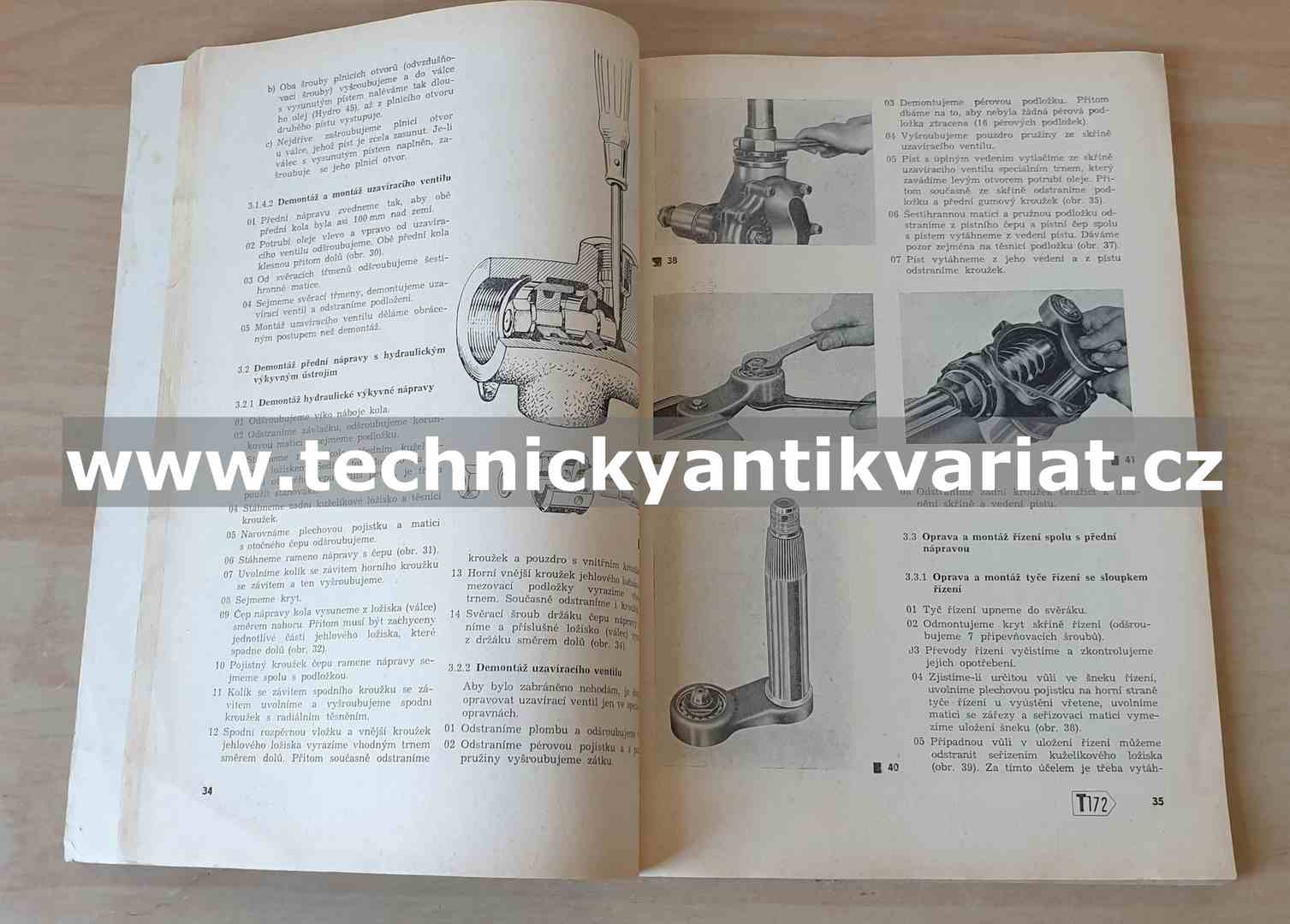 T172 Samohybný nakladač - dílenská příručka (1964)