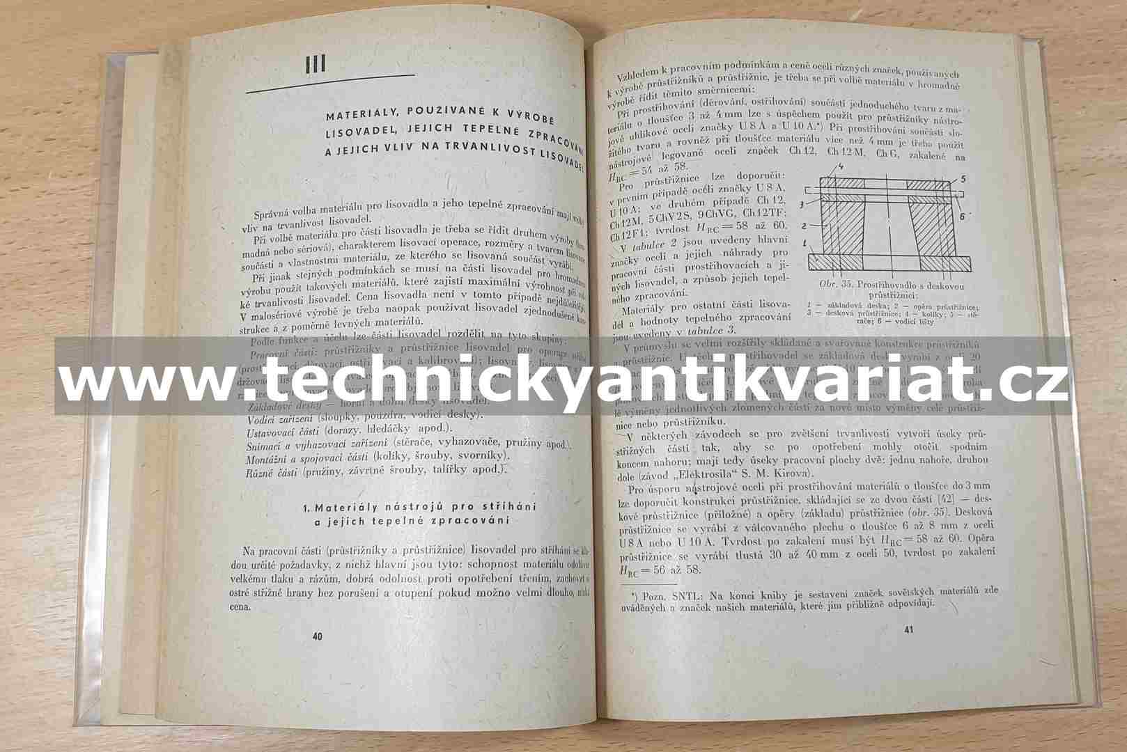 Zvětšení trvandlivosti lisovadel - Zubcov (1962)