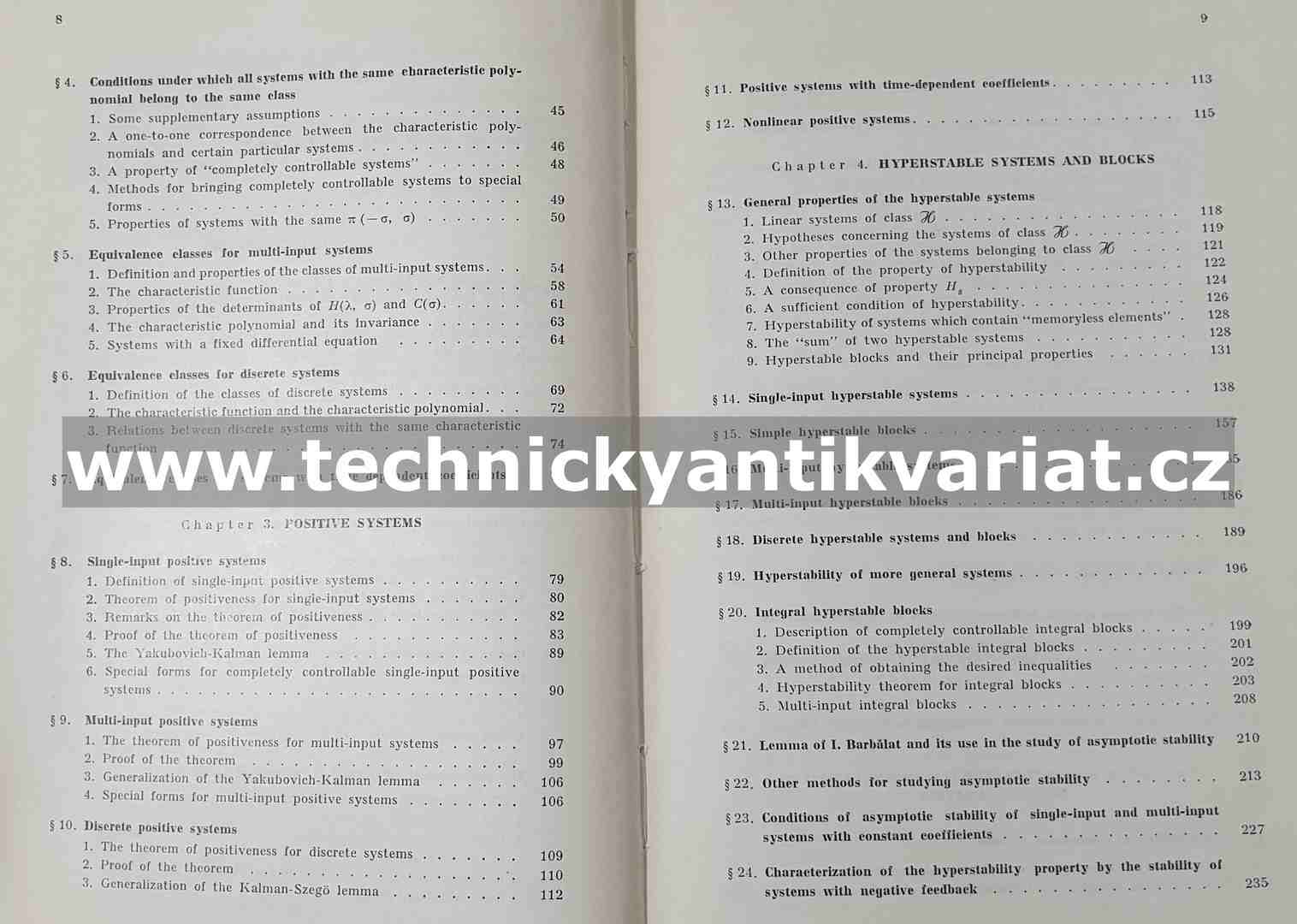 Hyperstability of control system - V.M.Popov (1973)