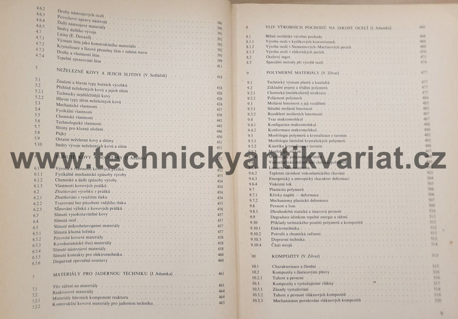 Nauka o materiálech - Pluhař (1989)