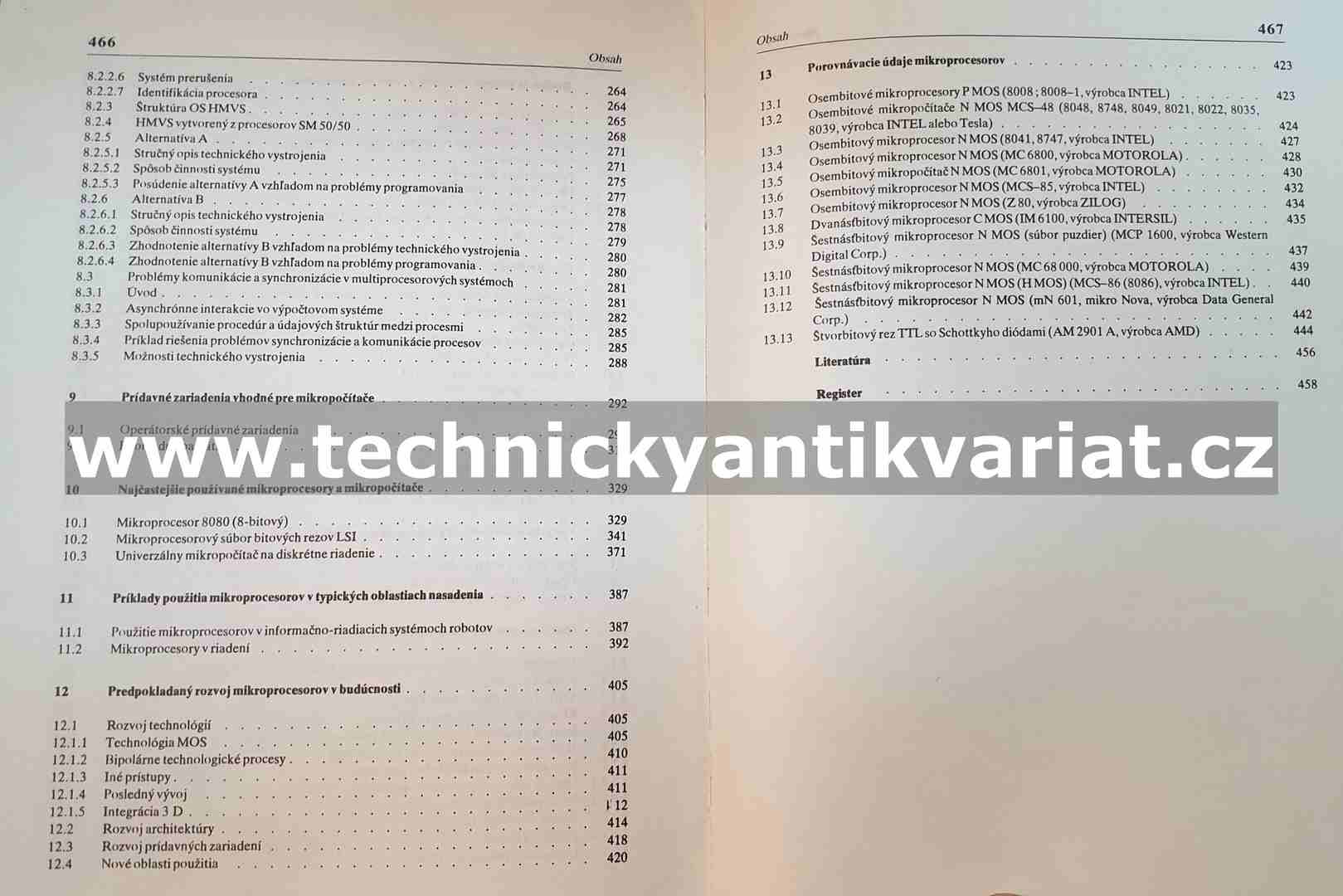 Mikroprocesory a mikropočítače - Kočiš, Šulko (1986)