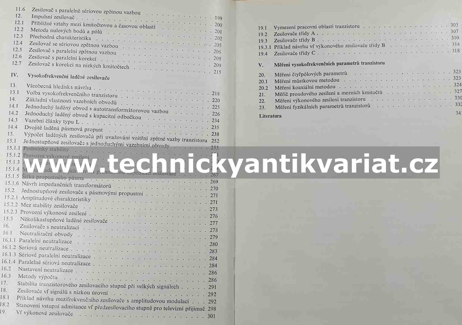 Vysokofrekvenční tranzistorové zesilovače - Hošek, Pejskar (1967)
