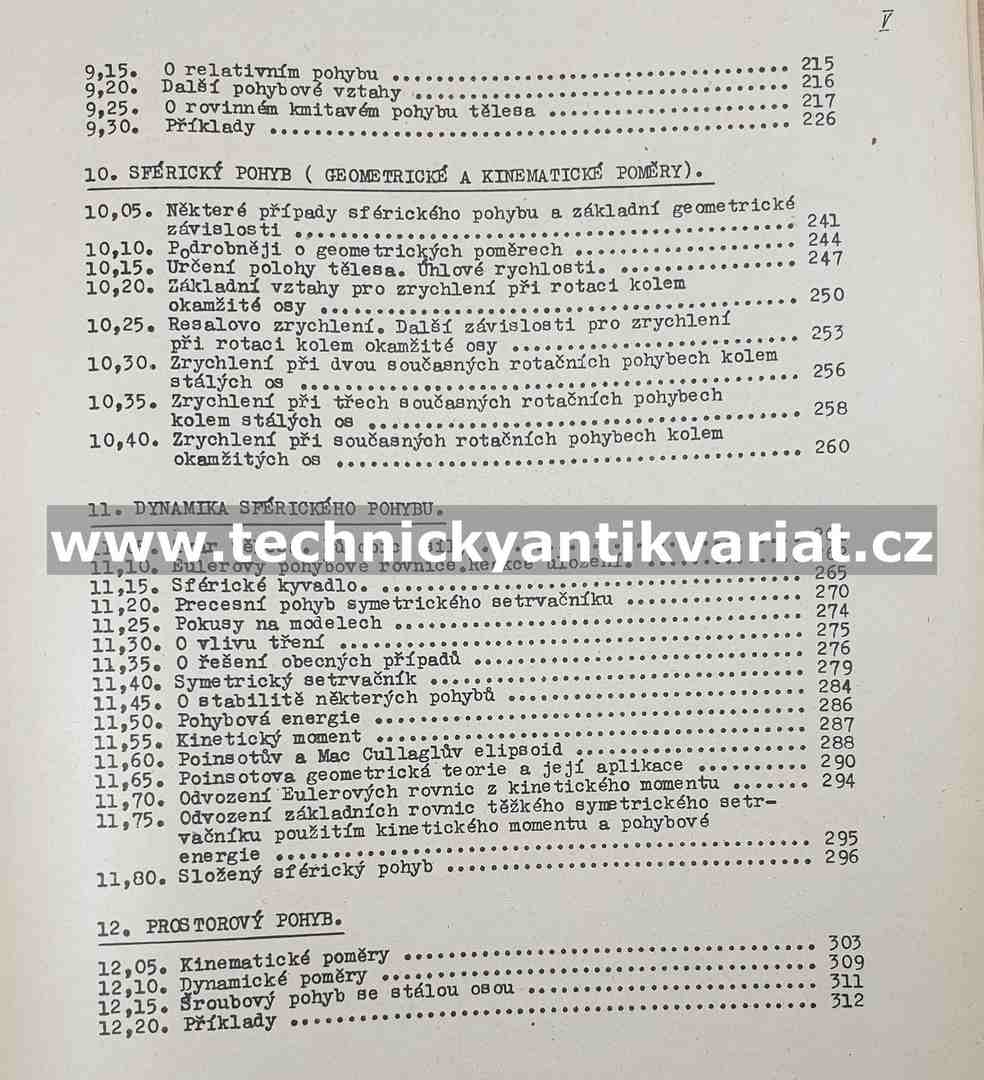 Technická mechanika tuhých těles I.Mechanika tělesa - Josef Šrejtr (1947)