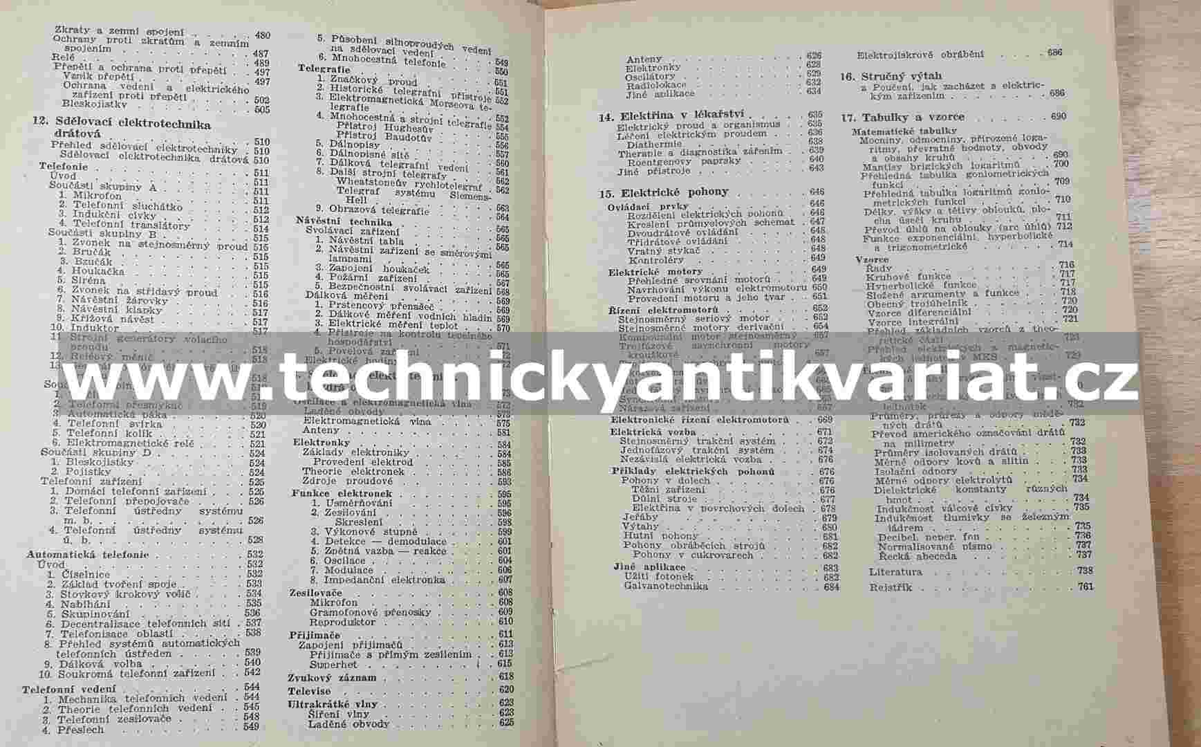Přehled elektrotechniky - Jiří Truneček (1955)