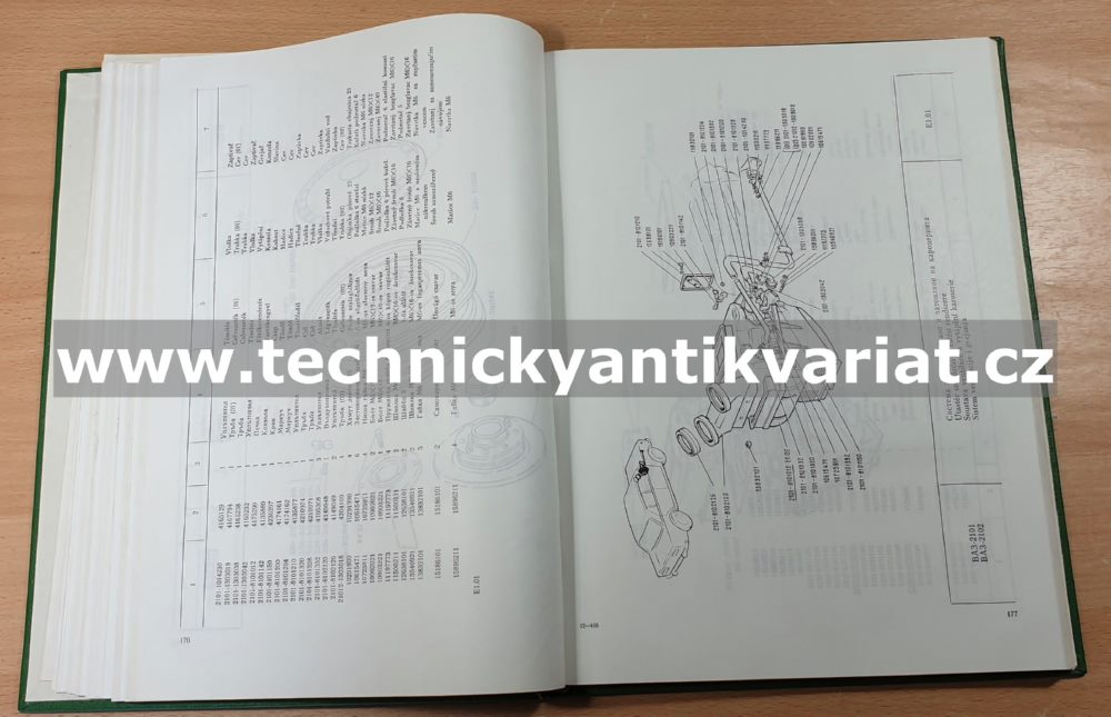 VAZ 2101,2102 - katalog náhradních dílů