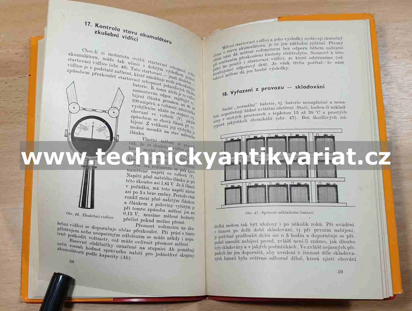 Akumulátory motorových vozidel - Josef Khol (1974)