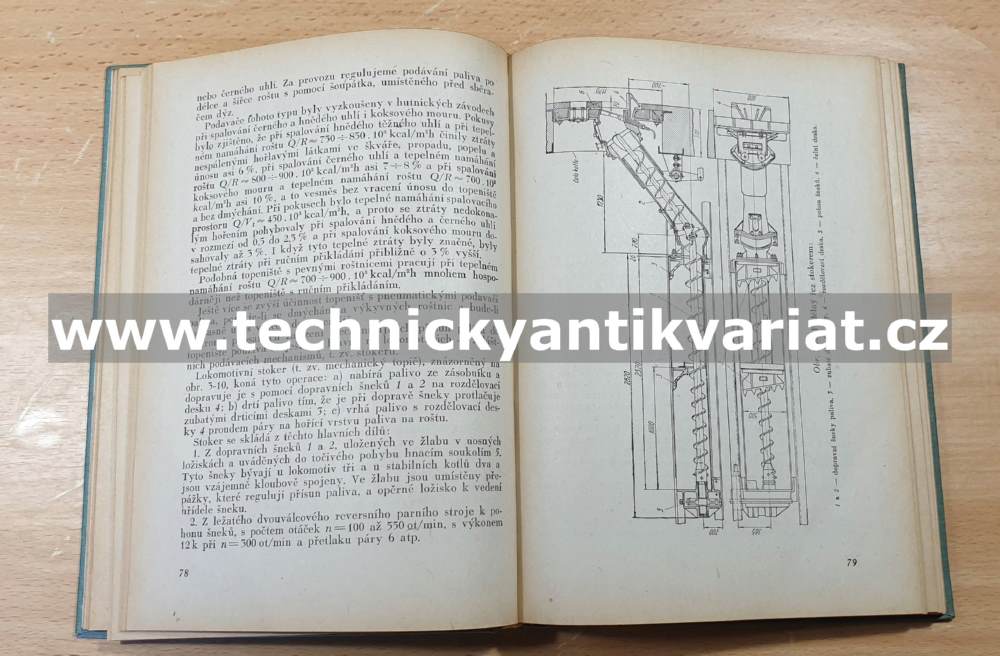 Modernisace parních kotlů malého výkonu - Roddatis, Rubinov (1954)