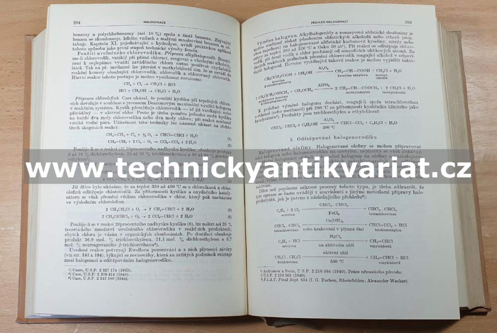 Základní pochody organické synthesy - Groggins (1958)