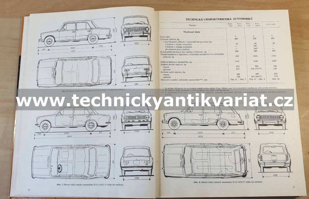 VAZ 2101, 2102, 2103 - dílenská příručka