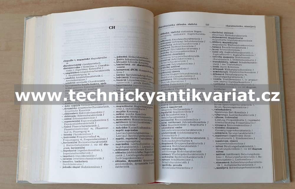 Německo-český, česko-německý elektrotechnický a elektronický slovník (1973)