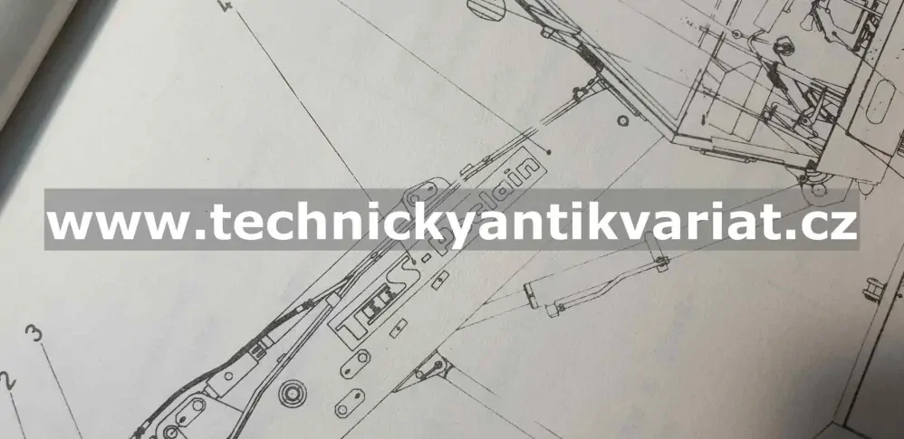 Hydraulické rýpadlo TEES Poclain - katalog náhradních dílů