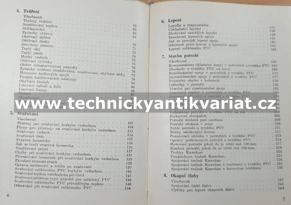 Zpracování a svařování plastických hmot - Schrader (1956)