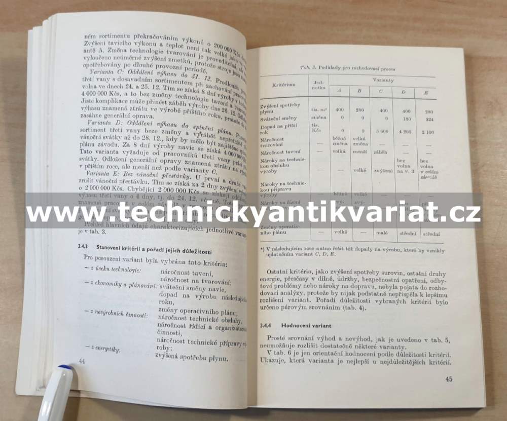 Hutní sklářská příručka - Technika řízení sklářské výroby - Josef Horák (1985)