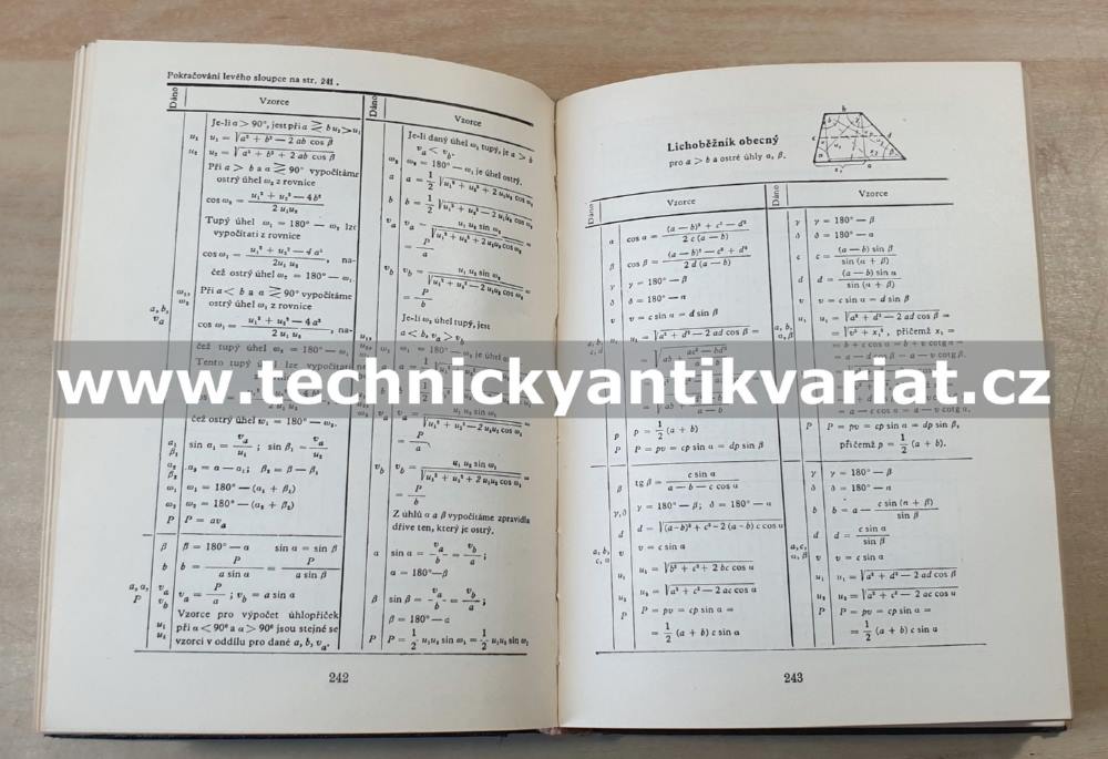 Technická příručka - strojnické a dílenské tabulky - Z. Schmidt (1953)