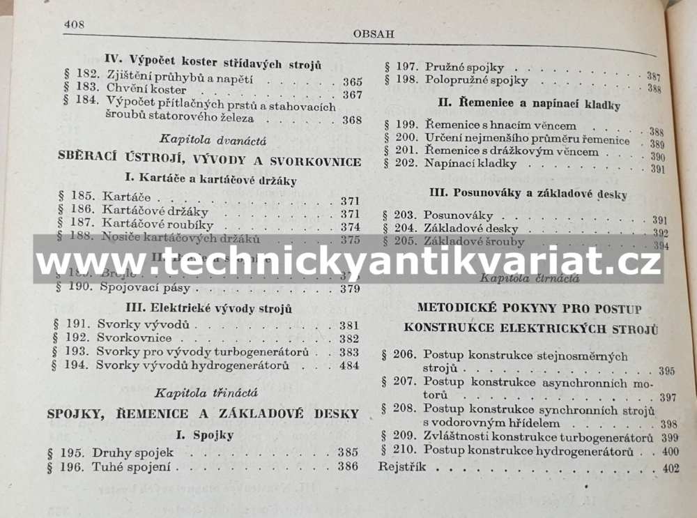 Konstrukce elektrických strojů - Alexejev (1952)