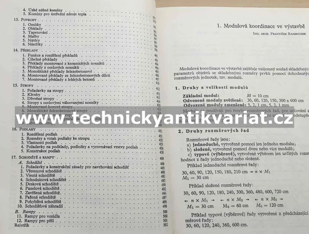 Konstrukce pozemních staveb I.II. (1971)