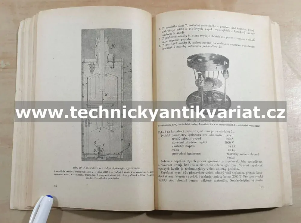Usměrňovače elektrických lokomotiv na střídavý proud - Albert Kloss (1964)