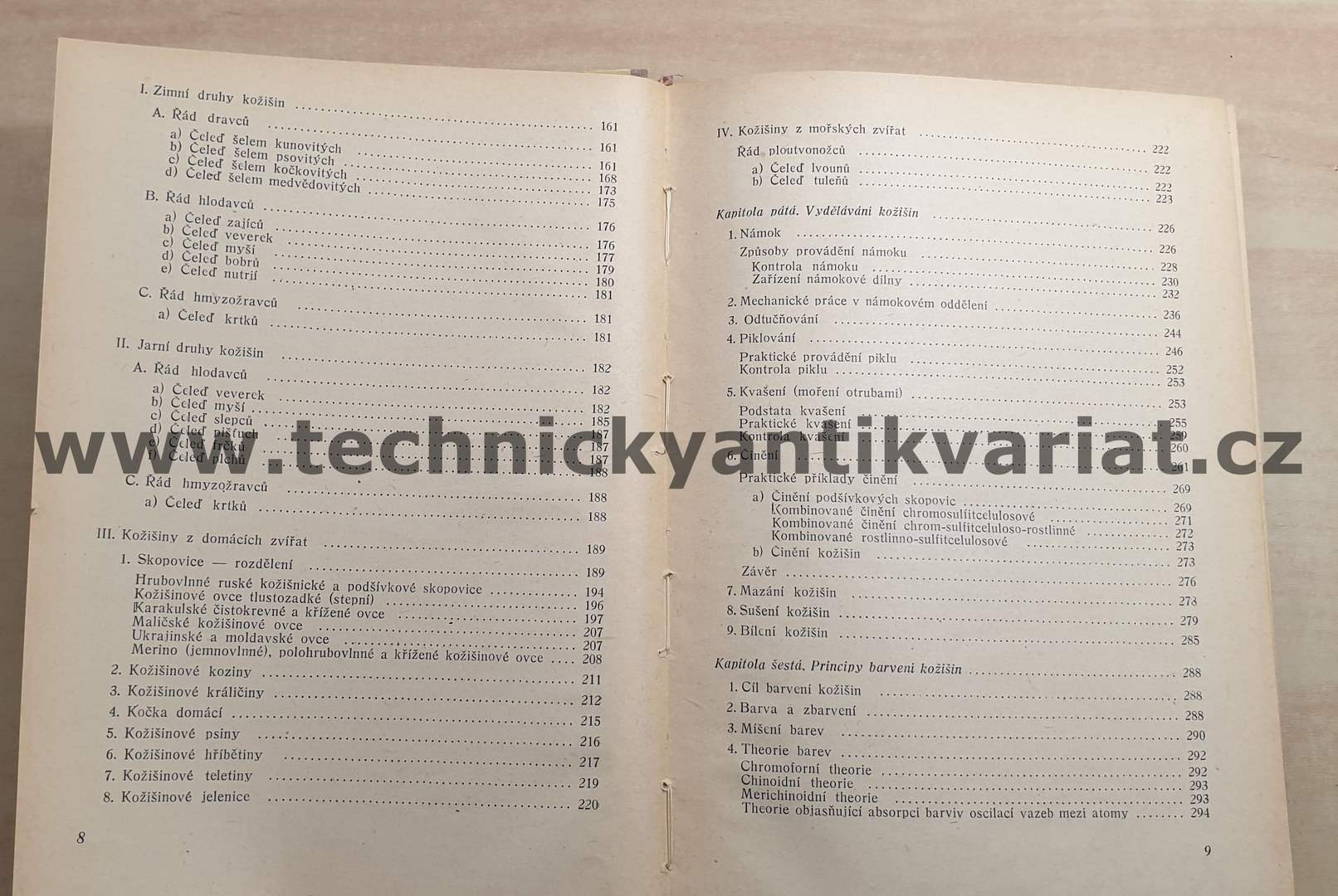 Vydělávání a barvení kožišin - Liboslav Masner (1954)
