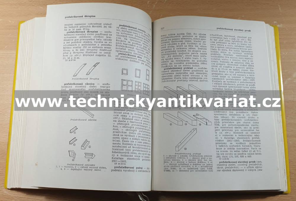 Stavebnicky náučný slovník I. Látky a dílce (1961)
