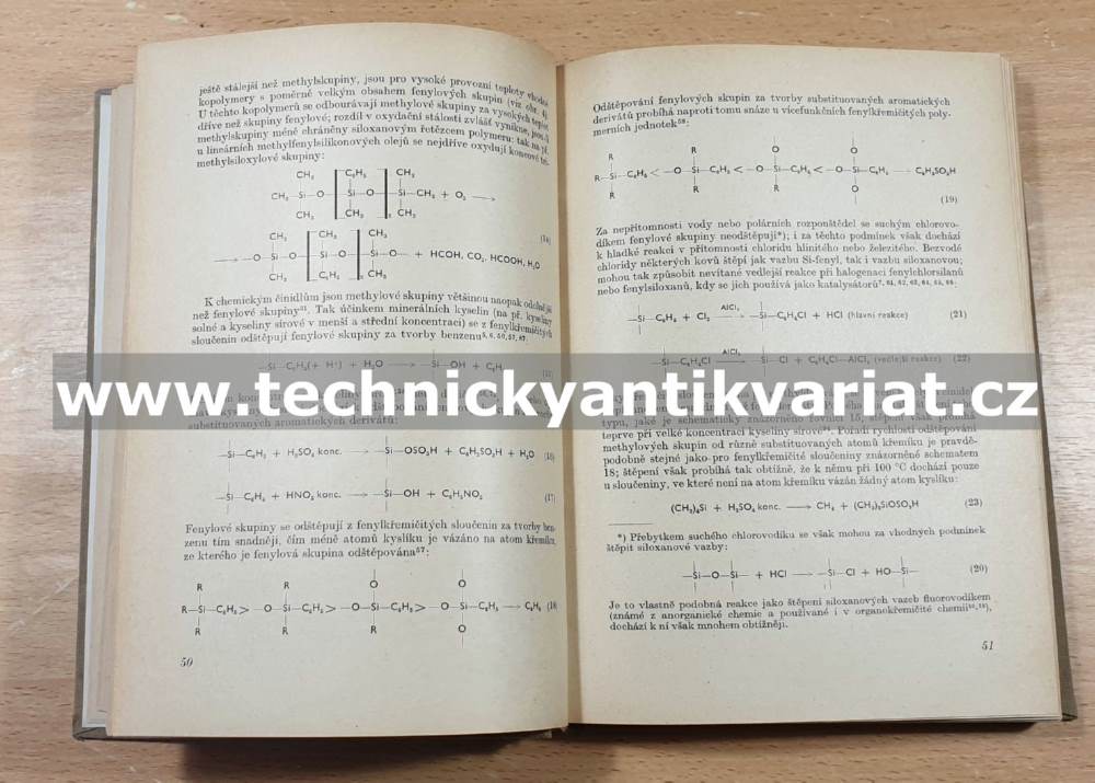 Technické použití silikonu - Bažant, Chvalovský, Rathouský (1959)