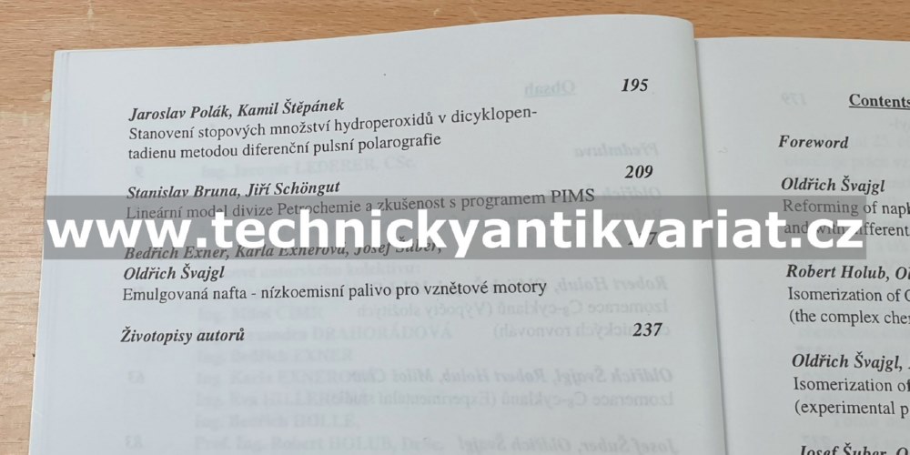 Sborník prací z výzkumu chemického využití, uhlí, dehtu a ropy (1994)