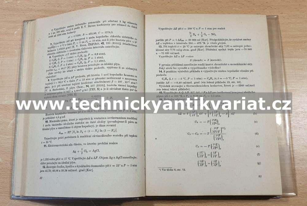 Příklady a úlohy z chemické thermodynamiky - Karapeťjank (1954)