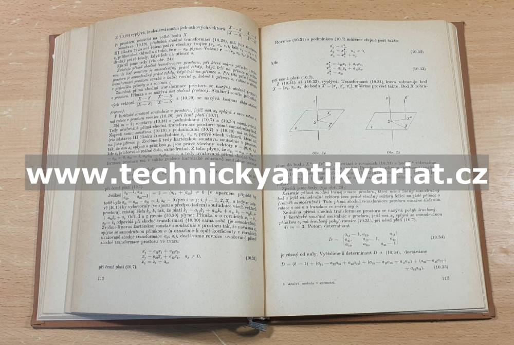 Analytická mehoda v geometrii II. - Vančura (1958)
