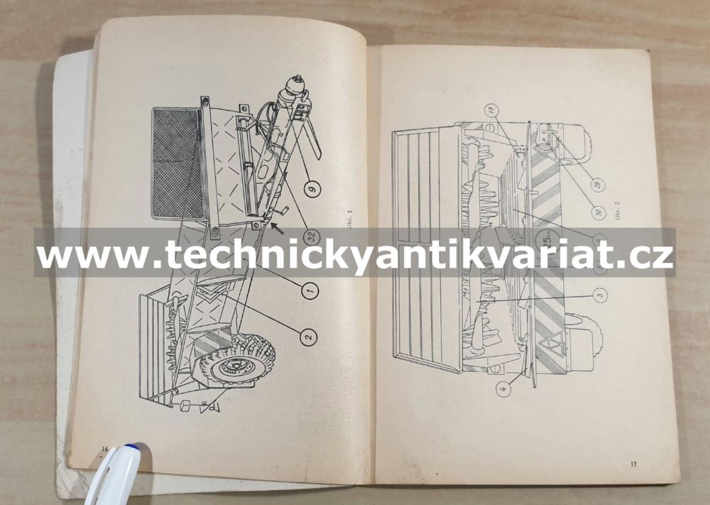 RUR5 - katalog dílů, návod k obsluze (1975)