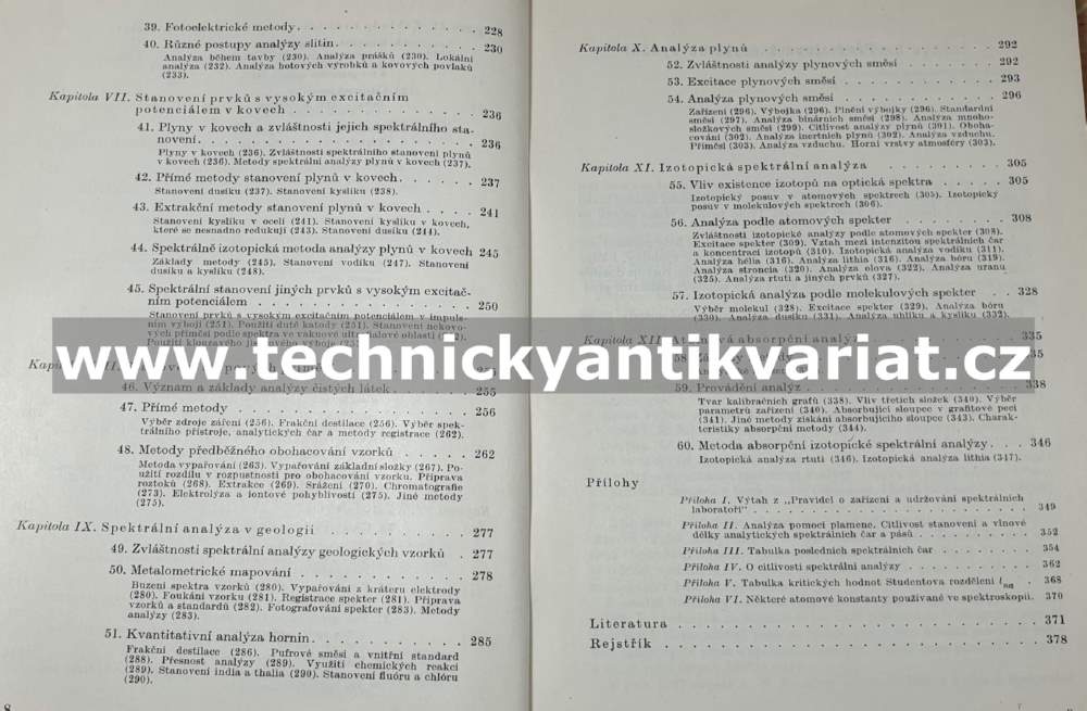 Spektrální analýza - Zajděl (1970)