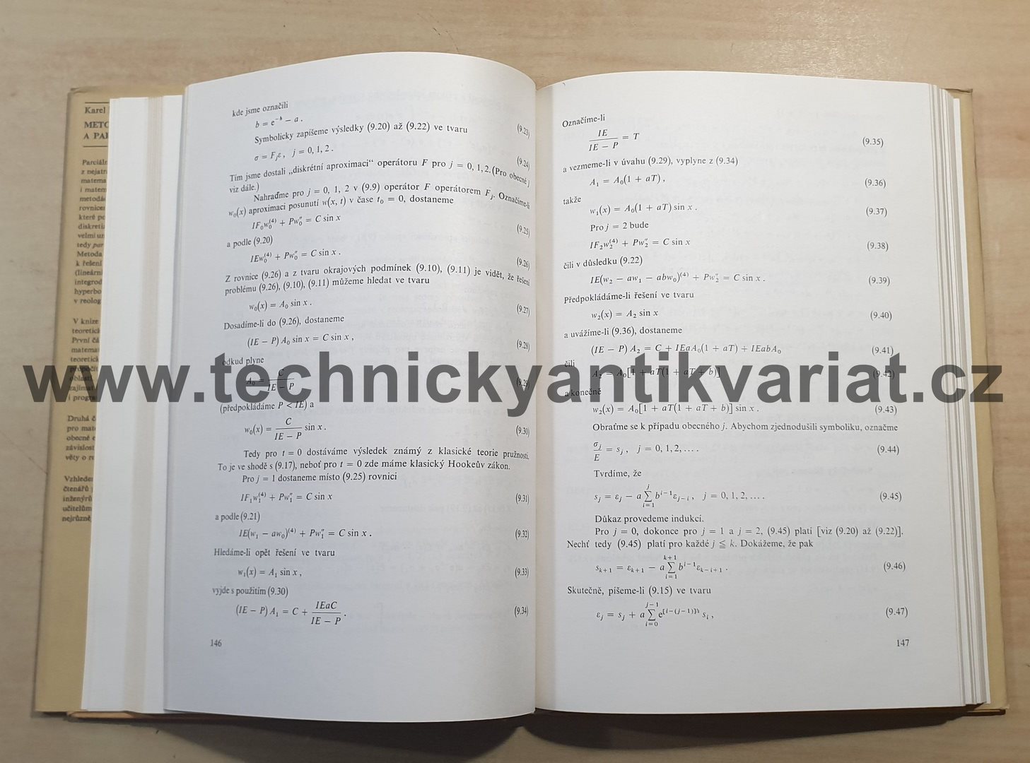 Metoda časové diskretizace a parciální diferenciální rovnice - Rektorys (1985)