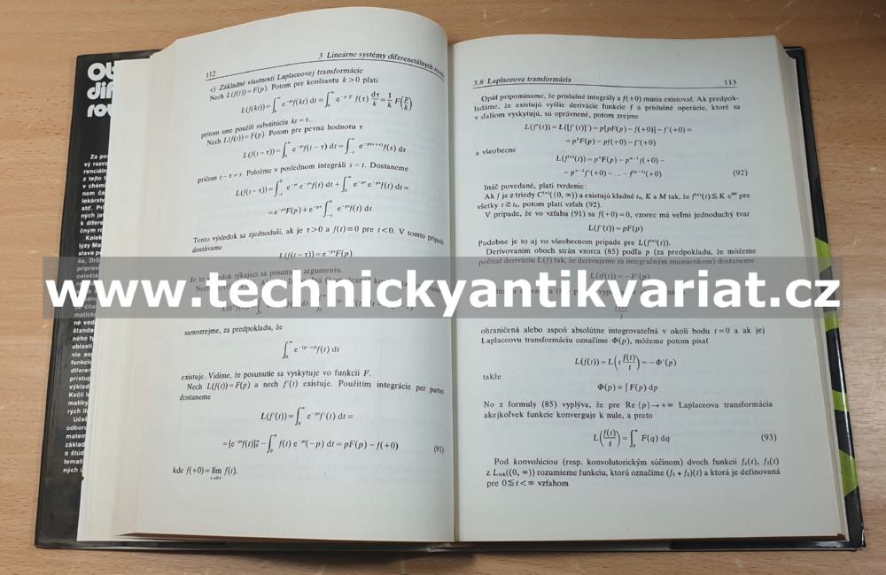 Obyčajné diferenciálne rovnice - Greguš, Švec, Šeda (1985)
