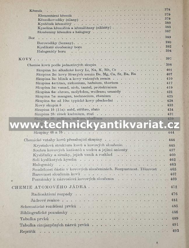 Anorganická chemie - Wichterle, Petrů (1956)
